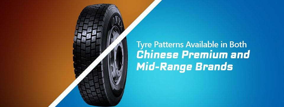 Tyre Patterns Available in Both Chinese Premium and Mid-Range Brands